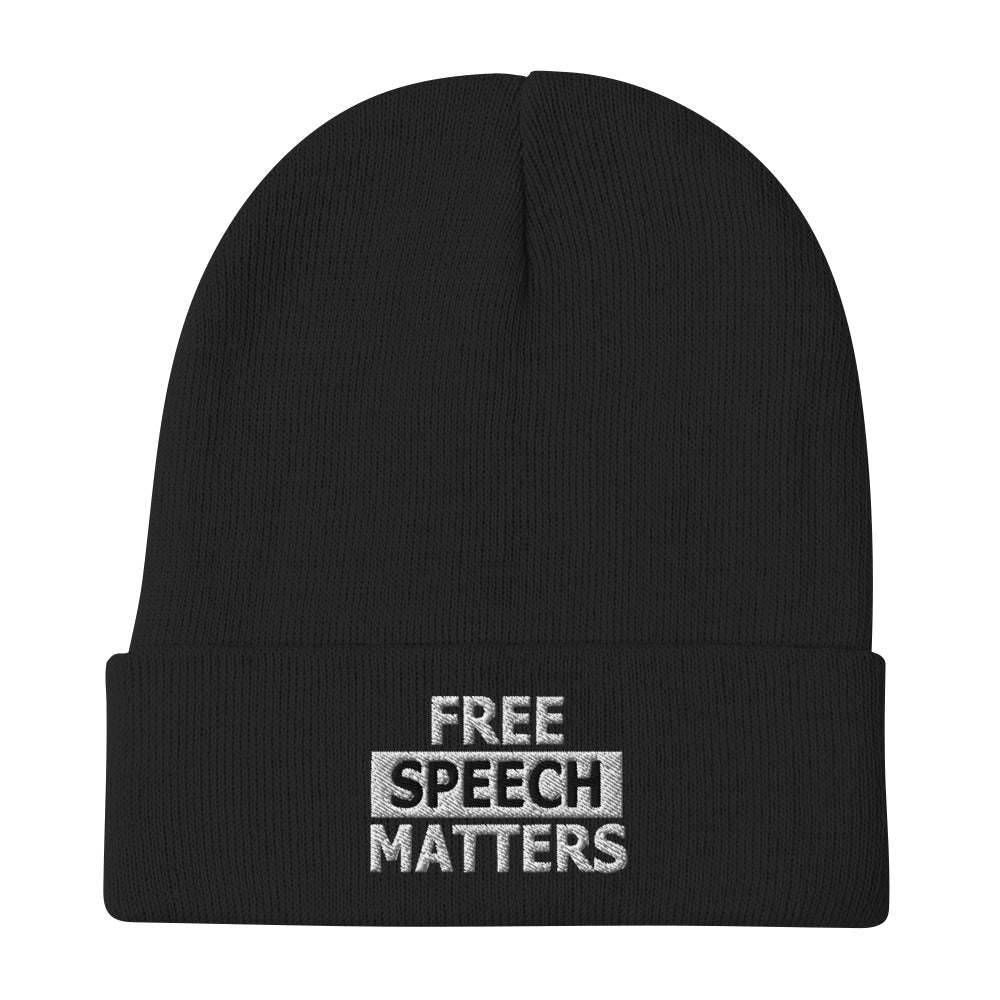 FREE SPEECH MATTERS Beanie