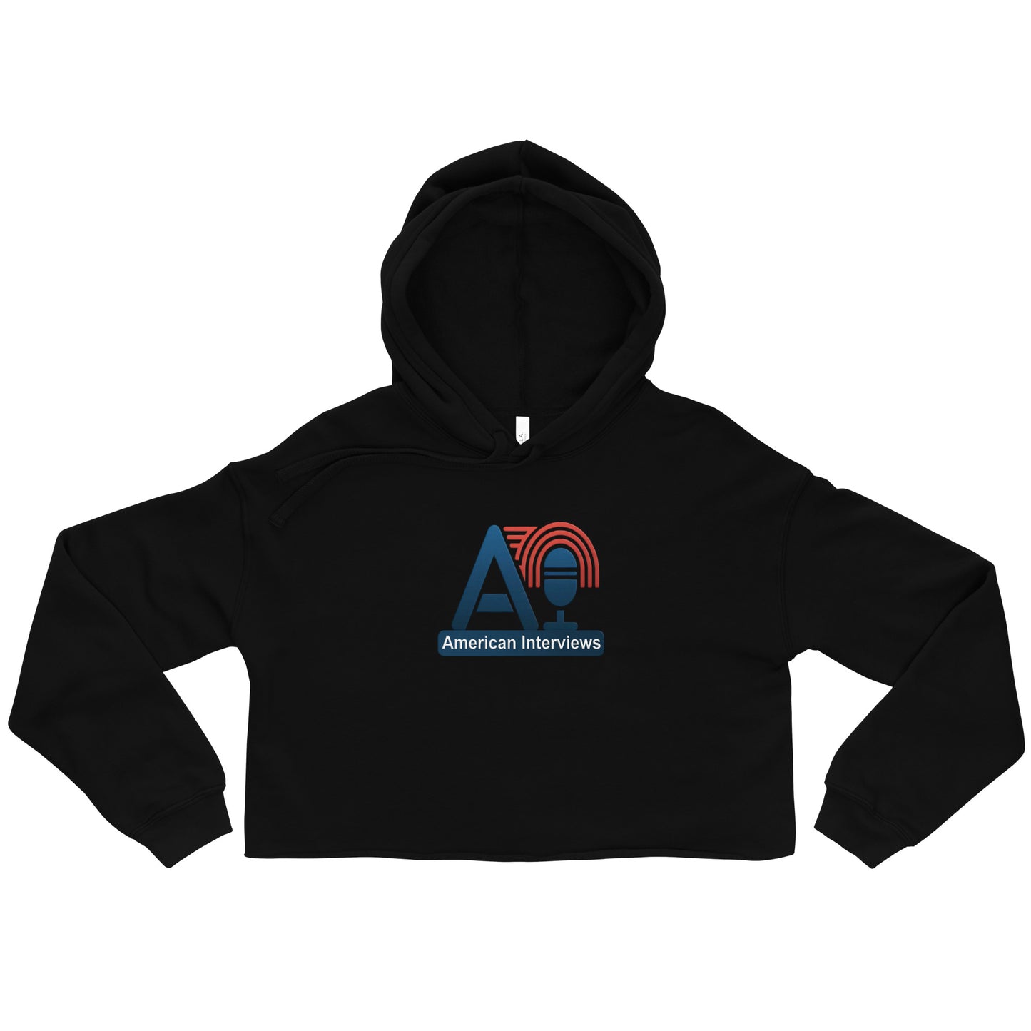 American Interviews Women's Crop Hoodie