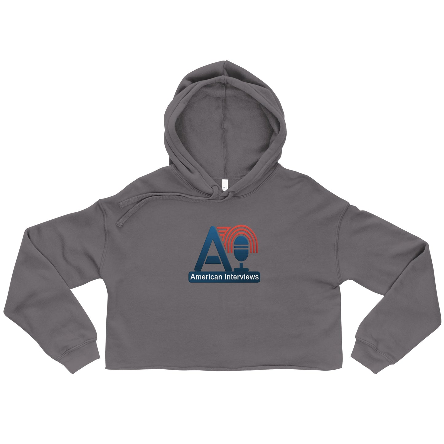 American Interviews Women's Crop Hoodie
